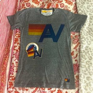 Aviator nation short sleeve tee gray